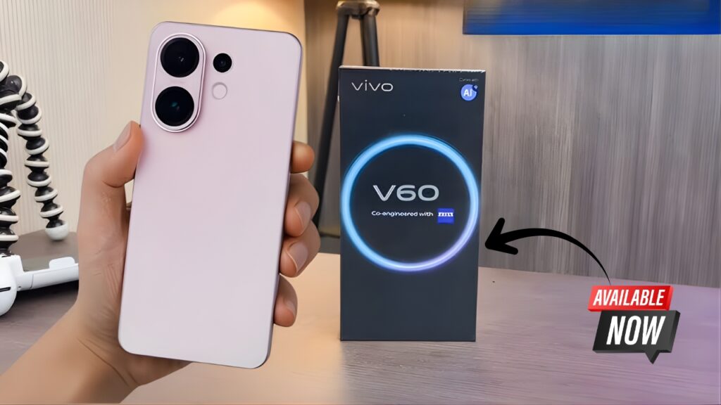 Vivo V60 5G Revealed – 16GB RAM, 512GB Storage & Flagship-Level Performance